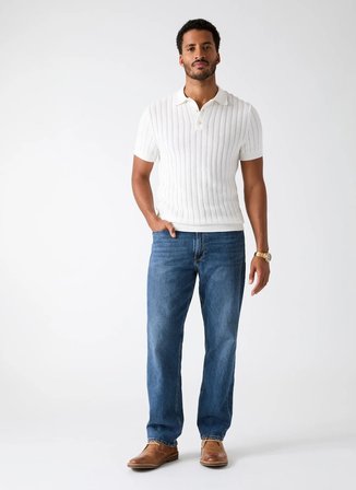 Guess Beyaz Erkek Regular Fit Örgü Polo T-Shirt M6GR05Z0558-G018 Beyaz Polo T-Shirt