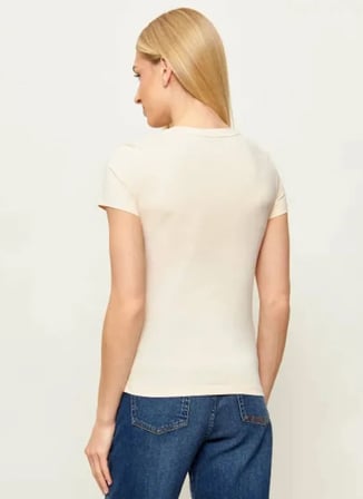 Guess Bej Kadın T-Shirt W1YI1BI3Z14-G67C