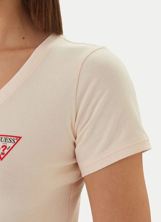 Guess Bej Kadın T-Shirt W2YI45J1314-G67C
