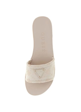 Guess Bej Kadın Terlik FLJELSFAL03