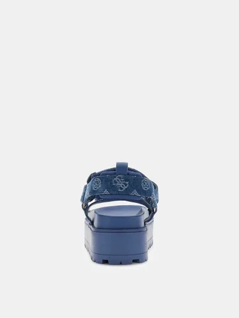 Guess Fetta Kadın Mavi Sandalet FLJFTTDEN03-BLUE
