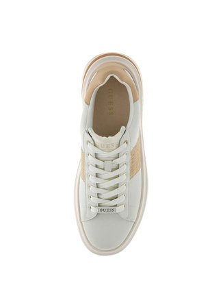 Guess Beyaz - Krem Erkek Sneaker ELBA