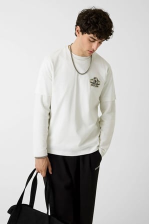 GJ REG FIT GLOBE TEE