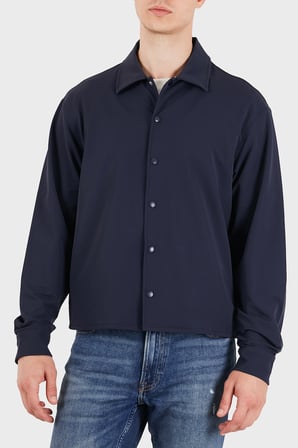 Guess Achille Klasik Yaka Çıtçıt Düğmeli Gömlek Z6YH02W3475 Erkek GÖMLEK Z6YH02 W3475 G7V2 LACİVERT