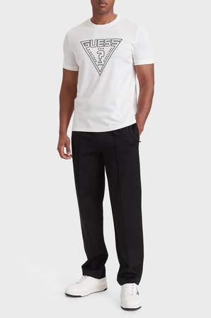 Guess Miken Pamuklu Regular Fit Bisiklet Yaka T Shirt Z6YI20K5016 Erkek T SHİRT Z6YI20 K5016 G018 BEYAZ