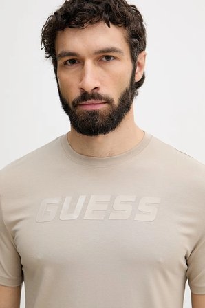 Guess Bruce Erkek Aktif Regular Fit T-Shirt