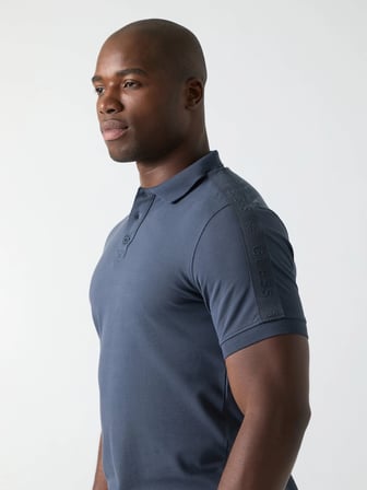 Guess Thor Erkek Aktif Slim Fit Polo T-Shirt