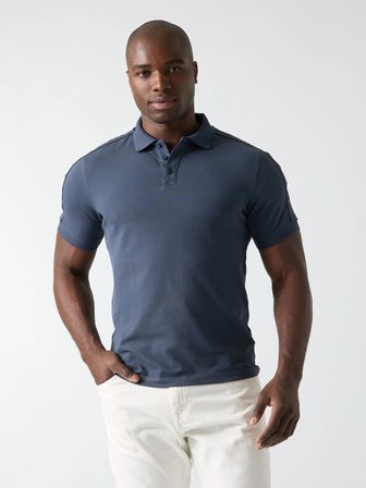 Guess Thor Erkek Aktif Slim Fit Polo T-Shirt