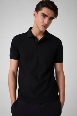 Guess Thor Erkek Aktif Slim Fit Polo T-Shirt