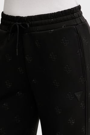 Guess Calista Regular Fit 4G Logolu Yüksek Bel Pantolon V6YB10K4295 Kadın PANTOLON V6YB10 K4295 FJDK SİYAH
