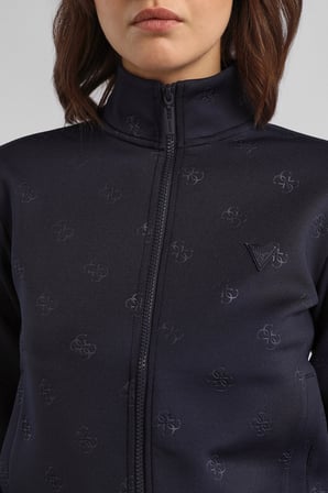 Guess Calista 4G Tam Fermuarlı Kadın  Eşofman Üstü V6YQ12K4297-FBIC
