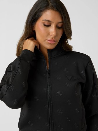 Guess Calista 4G Tam Fermuarlı Kadın  Eşofman Üstü V6YQ12K4297-FJDK