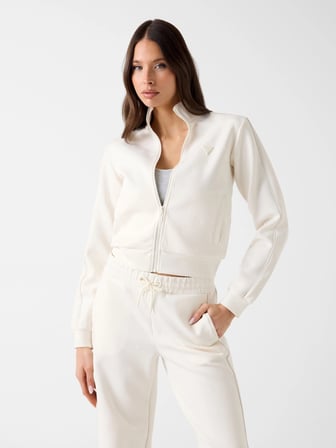 Guess Calista 4G Tam Fermuarlı Kadın  Eşofman Üstü V6YQ12K4297-FW0T