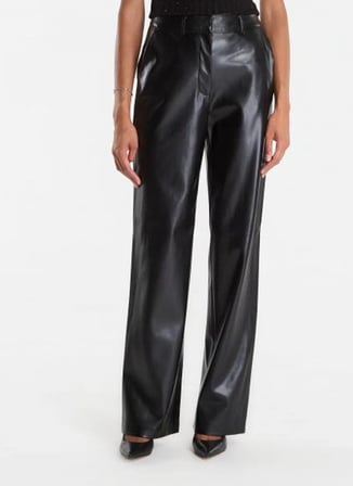Guess Siyah Kadın Relaxed Pantolon W6YB12W2906-JBLK