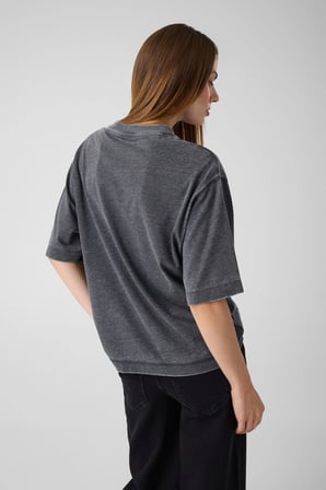 Burnout Kadın Oversize Fit T-Shirt