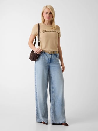 Guess Beads Kadın Regular Fit T-Shirt