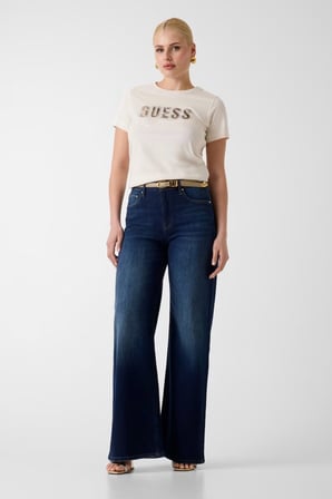 Guess Snake Kadın Regular Fit T-Shirt W6YI30K4349