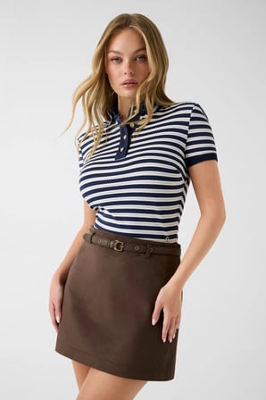 Ludovica Kadın Slim Fit Polo T-Shirt