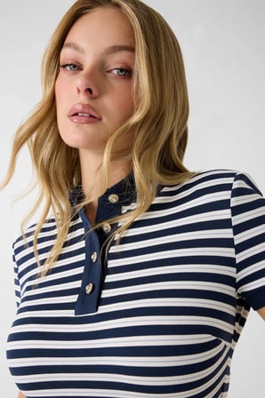 Ludovica Kadın Slim Fit Polo T-Shirt