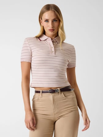 Ludovica Kadın Slim Fit Polo T-Shirt