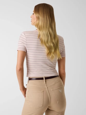 Ludovica Kadın Slim Fit Polo T-Shirt