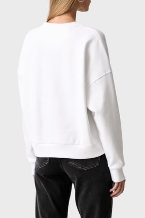 Guess Cn Triangle Glitter Sweat W6YQ14K4352 Kadın SWEAT W6YQ14 K4352 G011 BEYAZ