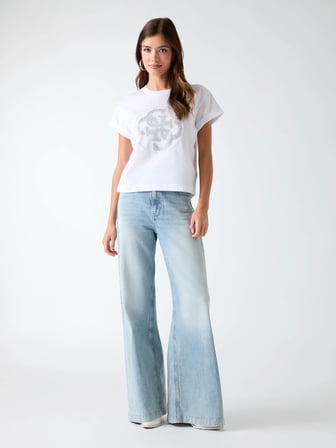 Guess Round Kadın Regular Fit T-Shirt