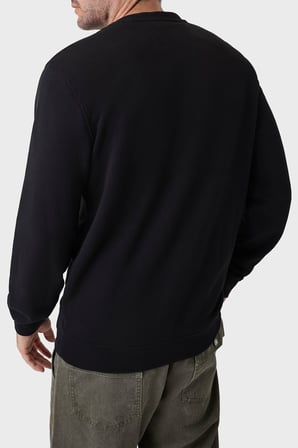 Guess Audley Logolu Pamuklu Bisiklet Yaka Sweat M6YQ37K4103 Erkek SWEAT M6YQ37 K4103 JBLK SİYAH