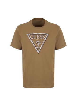Guess T-Shirt, L, Kahve