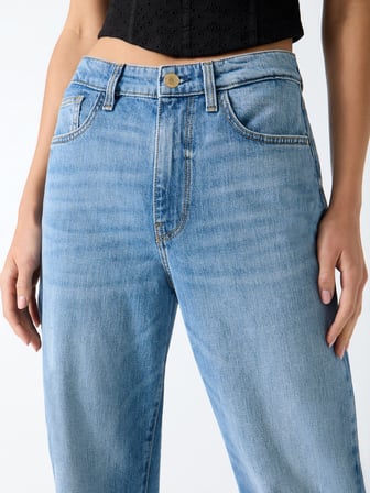 Guess Yeni Mom Kadın Mavi Jeans W6YA3JD1542-TEMD