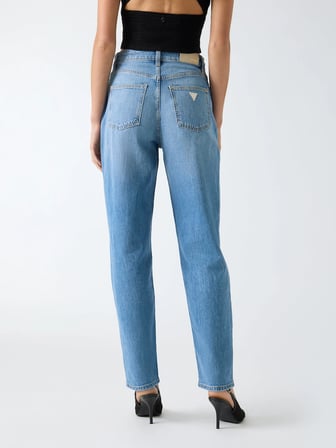 Guess Yeni Mom Kadın Mavi Jeans W6YA3JD1542-TEMD
