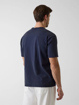 Guess Kısa Kollu Basic Guess Ayıcıklı Erkek Mavi T-shirt M6YI75K5409-F73J