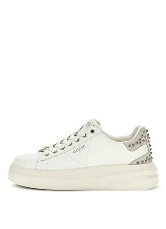 Guess Beyaz - Gümüş Kadın Sneaker FLPVIBLEP12WHISI