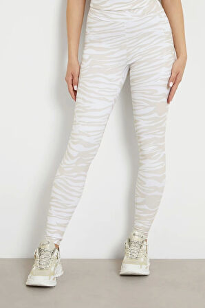 Guess AYLA LEGGING 4/4 Kadın Altın Tayt V4GB05MC049-P8DA