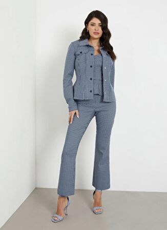 Guess Bebe Yaka Mavi - Beyaz Kadın Büstiyer W4GH37WG492-L71U