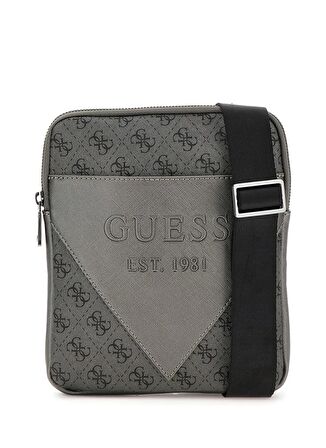 Guess Gri Erkek Postacı Çantası MILANO COMPACT BACKP-CROSSBODY