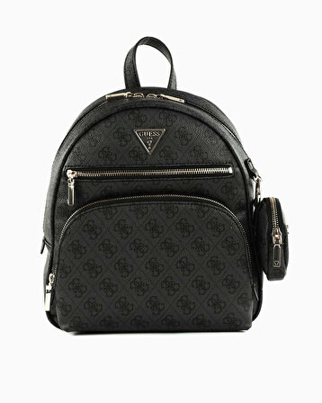 Guess Power Play Tech Backpack Monogram Sırt Çantası