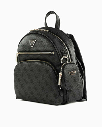 Guess Power Play Tech Backpack Monogram Sırt Çantası