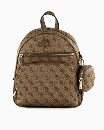 Guess Power Play Tech Backpack Monogram Sırt Çantası