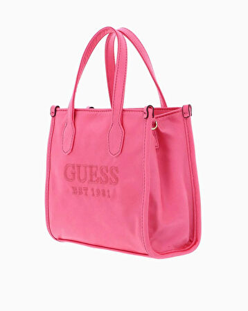 Guess Silvana Monogram Baskılı El Çantası