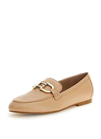 Guess Ten Deri Kadın Loafer FLJISALEA14NATU