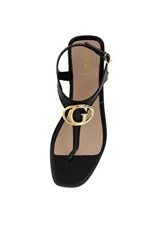 Guess Siyah Deri Kadın Sandalet FLJMIRLEA03BLACK