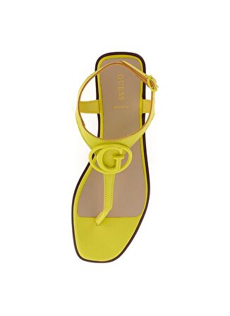 Guess Deri Yeşil Kadın Sandalet FLJMIRLEA03LIME