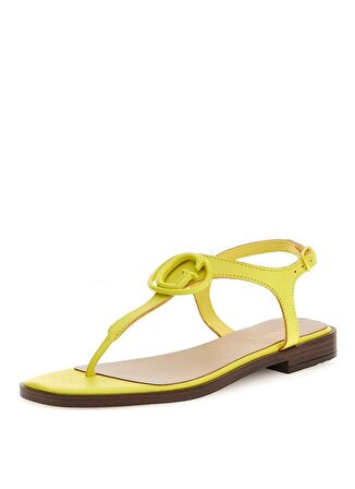 Guess Deri Yeşil Kadın Sandalet FLJMIRLEA03LIME