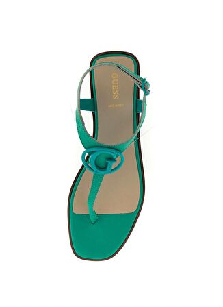 Guess Deri Yeşil Kadın Sandalet FLJMIRLEA03MENTA