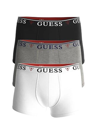 Guess Siyah - Beyaz Erkek Boxer U97G01KCD31-F017