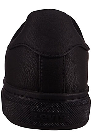 Herren Low Sneaker Piper Low Top 234234-661 Schwarz 559 Full Siyah Kunstleder