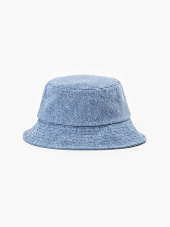 KADIN MAVİ DENİM KOT JEAN ŞAPKA D6613-0008