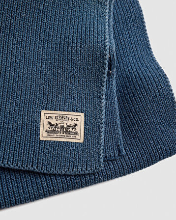 ERKEK ÖRGÜ MAVİ ATKI 000JB-0006