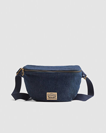 UNISEX KOT MAVİ ÇAPRAZ BEL VÜCUT ÇANTA 002H1-0007